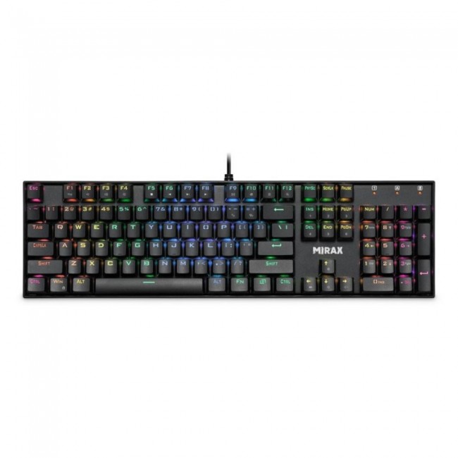 Defender MIRAX GK-352 MECHANICAL Backlit Gaming RGB outemu blue wired keyboard