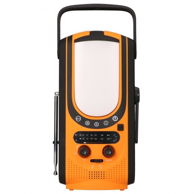 Extralink Power Ranger EPS-6000 | Power Bank | 6000mAh, FM Radio, LED Light, Dynamo, Solar Panel