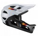 LEATT MTB Enduro 2.0 V23 Bike Helmet with Removable Chin Guard, Size L (59 63 cm), White