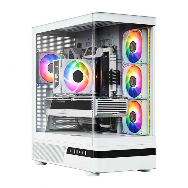 MODECOM Volcano Volcano AQ100 ARGB Midi White