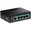 Trendnet TI-B541 network switch Unmanaged Gigabit Ethernet (10/100/1000) Power over Ethernet (PoE) Black