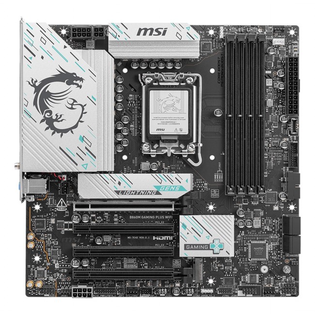 MSI B860M GAMING PLUS WIFI motherboard Intel B860 LGA 1851 (Socket V1) micro ATX