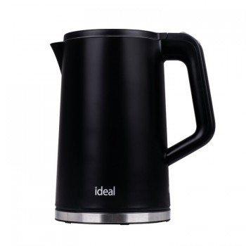 IDEAL Kettle 1.7 l, steel body, power 1500 W, black