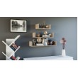 Topeshop MOBI 3P SONOMA shelve Floating shelf Wall mounted Particle board Oak