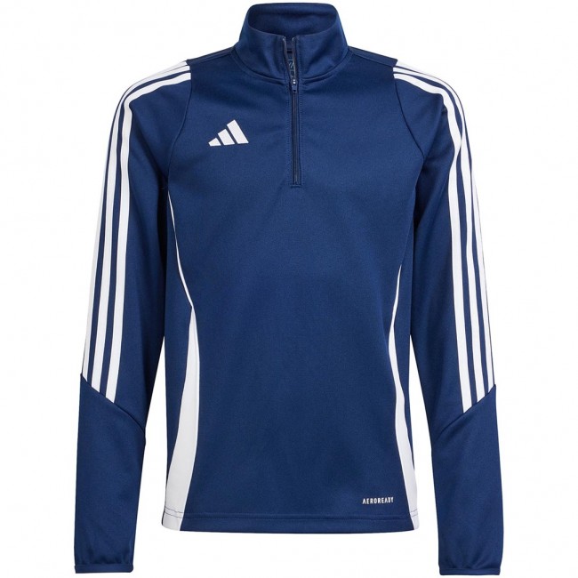 Sweatshirt for kids adidas Tiro 24 Training Top navy blue IR9360 140cm