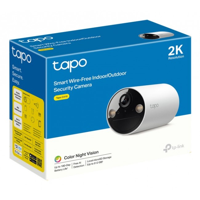 TP-Link Tapo Smart Wire-Free Security Battery Camera