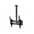 B-Tech Telescopic Universal Flat Screen Ceiling Mount with Tilt (VESA 600 x 400) - 0.6m to 1m 50mm Pole