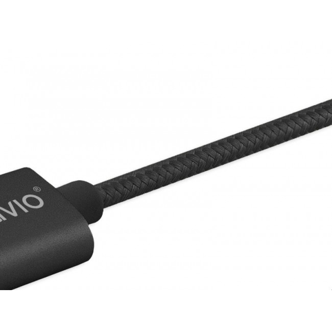 Savio CL-128 USB cable USB 2.0 1 m USB A USB C/Micro-USB A Black