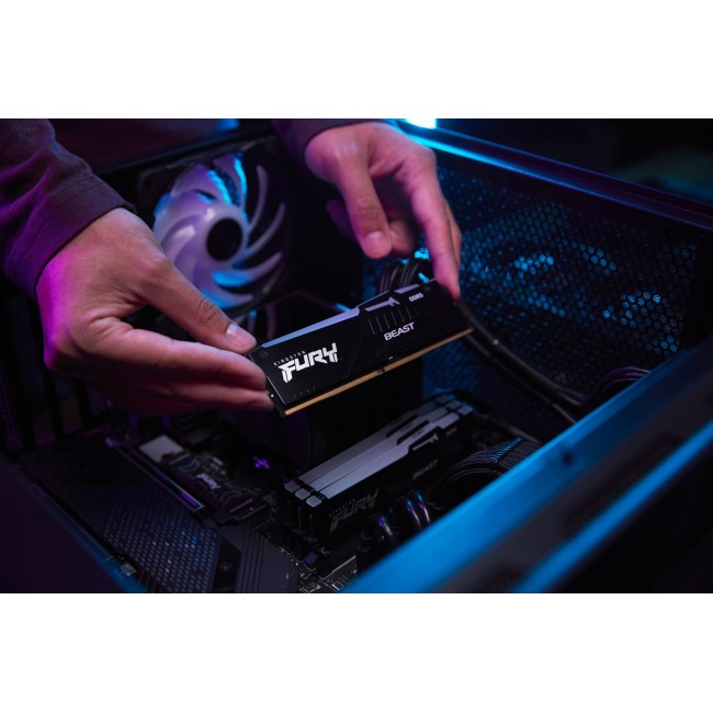 Kingston Technology FURY Beast 32GB 5200MT/s DDR5 CL36 DIMM RGB EXPO Kingston Technology FURY Beast 32GB 5200MT/s DDR5 CL36 DIMM RGB EXPO