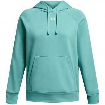 Under Armour Women's Rival Flecce Hoodie Mint 1379500 482