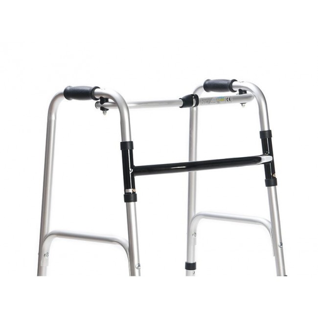 Walking frame rehabilitation with wheels