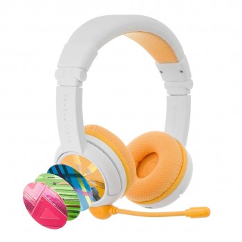 Gaming headphones for kids 3+, 85dB Galaxy yellow