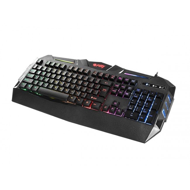 FURY Spitfire keyboard Gaming USB QWERTY US English Black