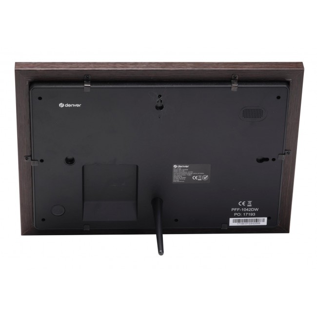 Denver PFF-1042DWMK2 digital photo frame Wood 25.6 cm (10.1