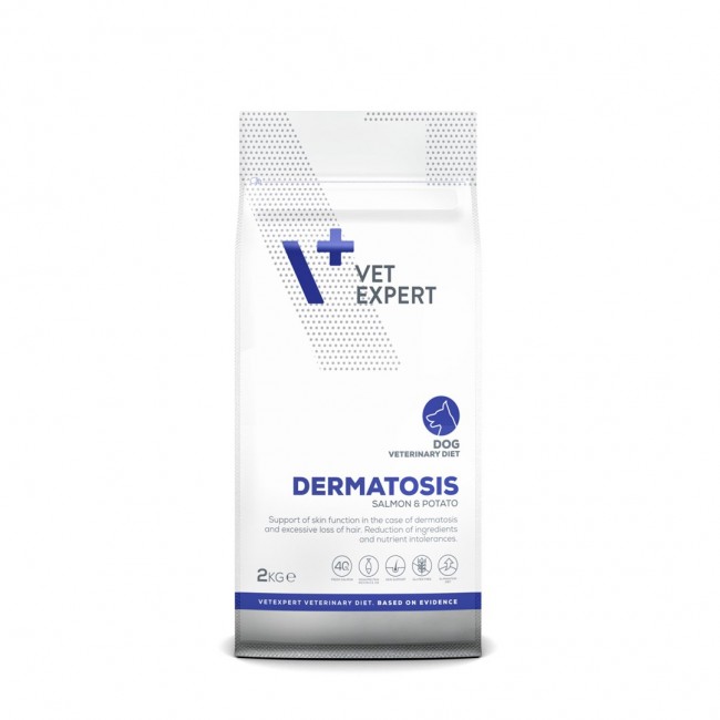 VET EXPERT Veterinary Diet Dermatosis Dog Salmon & Potato - dry dog food - 2 kg