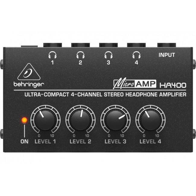 Behringer HA400 - ultra-Compact 4-Channel Stereo Headphone Amplifier