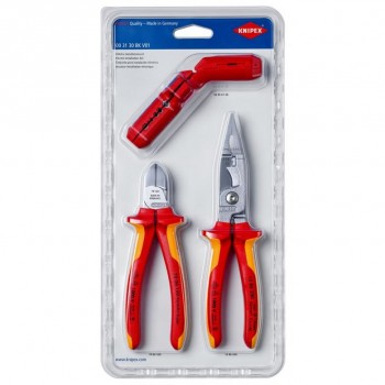 Knipex 00 31 30 BK V01 mechanics tool set 3 tools