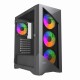 Gembird CCC-FC-900ARGB Gaming computer case Fornax 900, ATX, black Gembird CCC-FC-900ARGB Gaming computer case Fornax 900, ATX, black