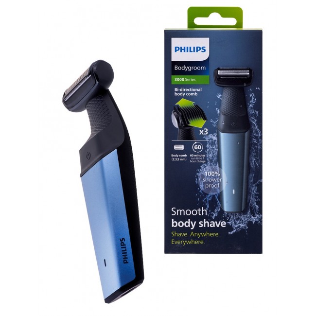 Philips BG3027/05 body groomer/shaver Black, Blue Philips BG3027/05 body groomer/shaver Black, Blue