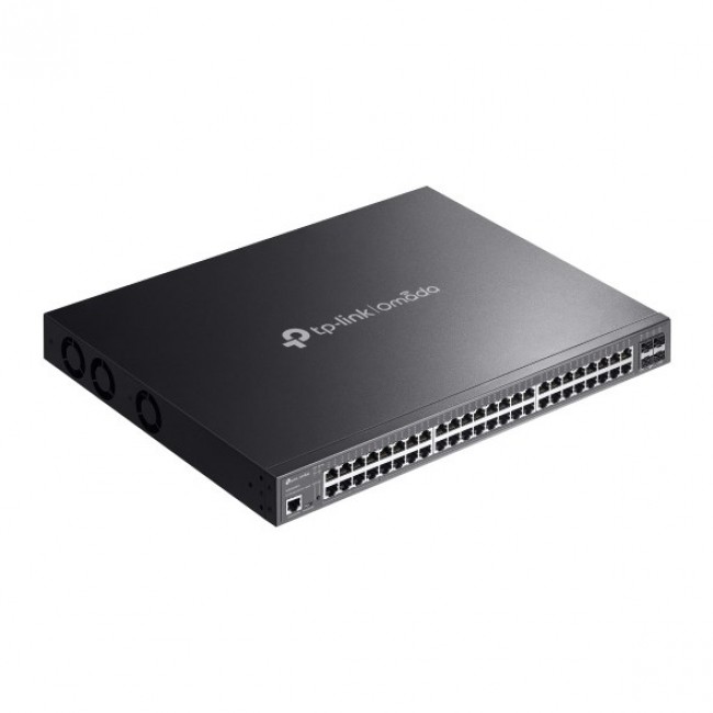 TP-Link Omada SG3452XMPP network switch Managed L2+ Gigabit Ethernet (10/100/1000) Power over Ethernet (PoE) 1U Black TP-Link Omada SG3452XMPP network switch Managed L2+ Gigabit Ethernet (10/100/1000) Power over Ethernet (PoE) 1U Black