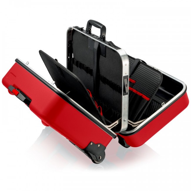 Knipex 98 99 15 LE small parts/tool box Tool hard case Aluminum, Plastic Red