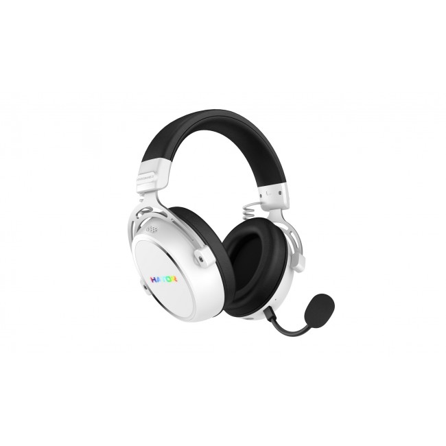 HATOR Hypergang 3 Wireless Headset Head-band Gaming USB Type-C / USB Type-A Bluetooth White