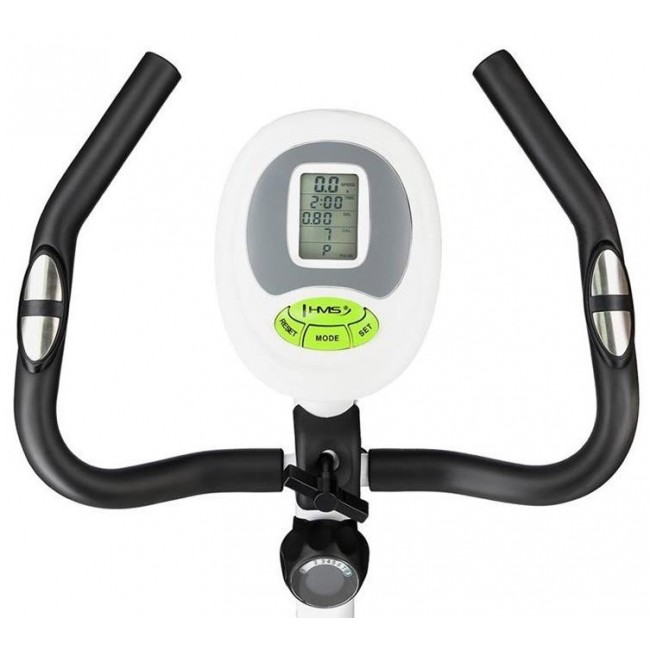 HMS magnetic bicycle white and green M9239