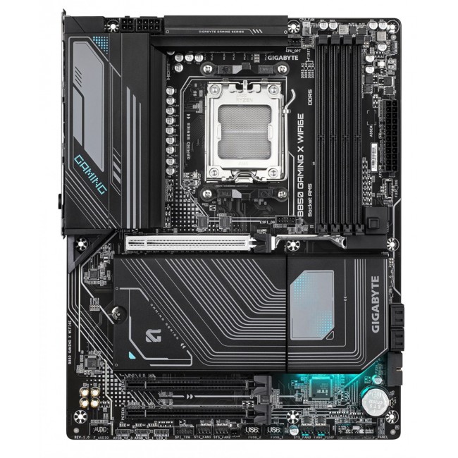 GIGABYTE B850 GAMING X WIFI6E Motherboard - AMD Ryzen 9000 Series CPUs, 12+2+2 Phases Digital VRM, up to 8200MHz DDR5 (OC), 1xPCIe 5.0 + 2xPCIe 4.0 M.2, 2.5LAN, WIFI 6E, USB 3.2 Gen 2x2 GIGABYTE B850 GAMING X WIFI6E Motherboard - AMD Ryzen 9000 Series CPUs, 12+2+2 Phases Digital VRM, up to 8200MHz DDR5 (OC), 1xPCIe 5.0 + 2xPCIe 4.0 M.2, 2.5LAN, WIFI 6E, USB 3.2 Gen 2x2