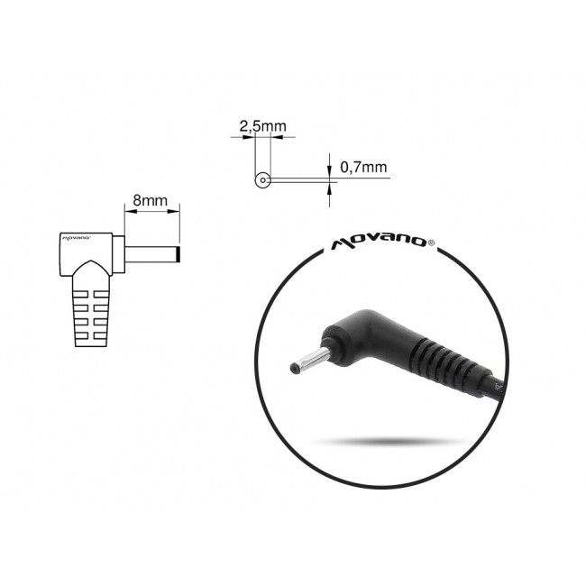 Mitsu ZM/AS19342E 19v 3.42A (4.0x1.35) charger / power adapter - ASUS 65W Mitsu ZM/AS19342E 19v 3.42A (4.0x1.35) charger / power adapter - ASUS 65W