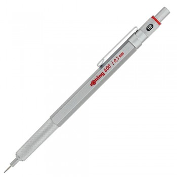 Rotring 1904445 ballpoint pen Silver Clip-on retractable ballpoint pen