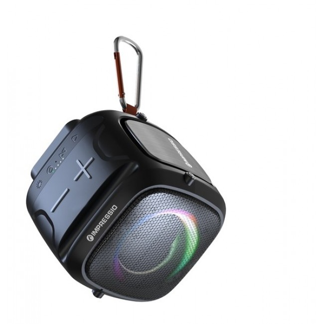 C-TECH Impressio Qubis mini Mono portable speaker Black 5 W