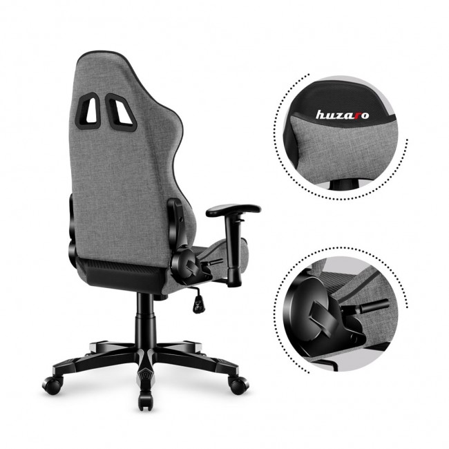 Gaming chair for children Huzaro HZ-Ranger 6.0 Gray Mesh, gray and black Gaming chair for children Huzaro HZ-Ranger 6.0 Gray Mesh, gray and black