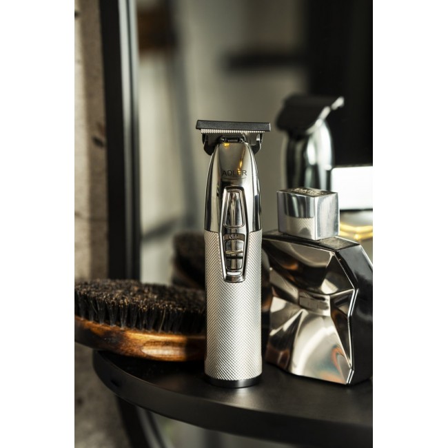 Adler AD 2836S beard trimmer Battery 4 6 mm Silver Adler AD 2836S beard trimmer Battery 4 6 mm Silver