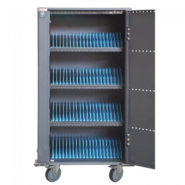 Techly Charging Station Trolley 80 USB Notebook or Smartphone Black Techly Charging Station Trolley 80 USB Notebook or Smartphone Black