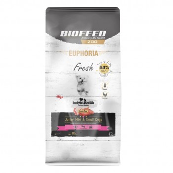 BIOFEED Euphoria Fresh Junior Mini & Small Turkey with rabbit - dry dog food - 8kg
