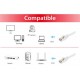 Equip Cat.6 S/FTP Patch Cable, 50m, White Equip Cat.6 S/FTP Patch Cable, 50m, White
