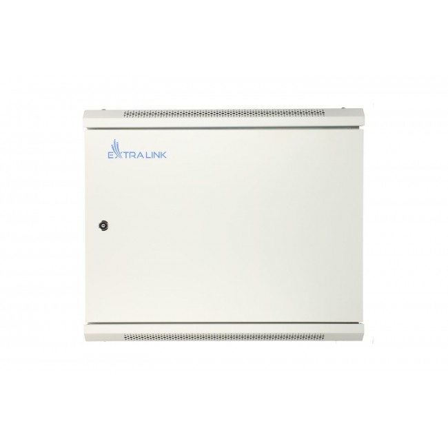 Extralink Rackmount cabinet 9U 600x600 ASP Gray wall mounted, metal door