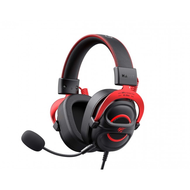 Havit H2002E Pro Headset Wired Head-band Gaming Black, Red