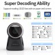Qoltec Desktop Precision Reader 1D Barcode & QR Scanner | 2D