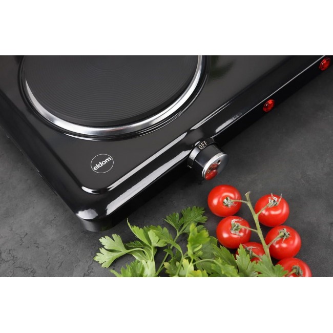 ELDOM PG22 ELECTRIC DOUBLE-PLATE COOKER 2500W