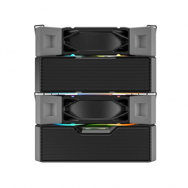 Montech NX600 ARGB Processor Air cooler 12 cm Black 1 pc(s) Montech NX600 ARGB Processor Air cooler 12 cm Black 1 pc(s)