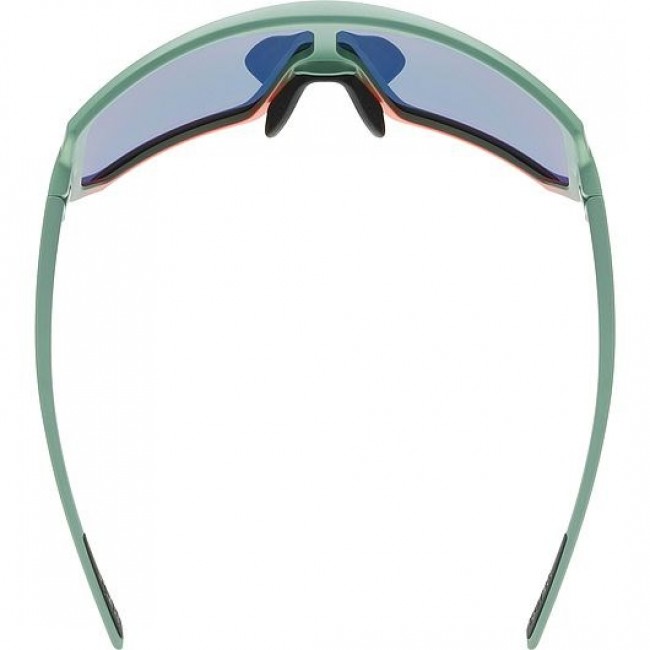 Uvex sportstyle 235 Multi-sport glasses Unisex Semi rimless Green, Red