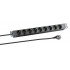 EFB Elektronik EK622DE.1 power extension 2 m 9 AC outlet(s) Indoor Black