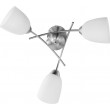 Activejet Classic chandelier pendant ceiling lamp NIKITA nickel triple 3xE27 for living room