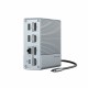 HYPER HDG212B laptop dock/port replicator Docking USB 3.2 Gen 2 (3.1 Gen 2) Type-C Silver