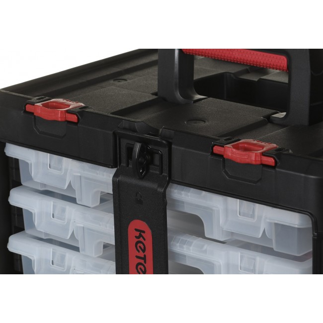 Toolbox KETER Stack'N'Roll (17210831/253380) with 3 organizers Black Toolbox KETER Stack'N'Roll (17210831/253380) with 3 organizers Black