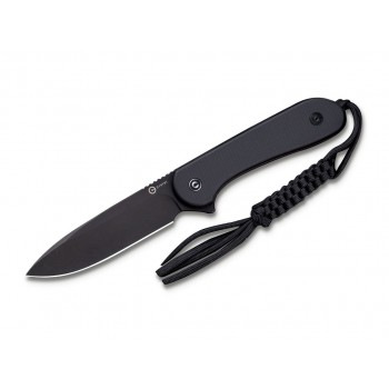 CIVIVI Knife Fixed Blade Elementum All Black C2105A