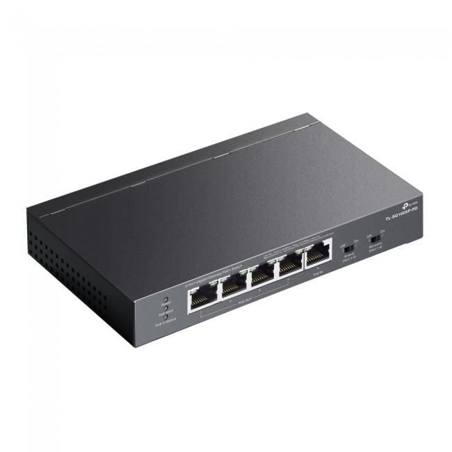 TP-Link TL-SG1005P-PD network switch Gigabit Ethernet (10/100/1000) Power over Ethernet (PoE) Black TP-Link TL-SG1005P-PD network switch Gigabit Ethernet (10/100/1000) Power over Ethernet (PoE) Black