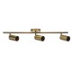Activejet SPECTRA triple gold ceiling wall lamp strip spotlight GU10 for living room Activejet SPECTRA triple gold ceiling wall lamp strip spotlight GU10 for living room