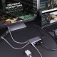 Lindy DST-Mini XT, USB-C Laptop Mini Docking Station with Single Display (4K) or Dual Display (Full HD) and 100W Pass-Through Charging Lindy DST-Mini XT, USB-C Laptop Mini Docking Station with Single Display (4K) or Dual Display (Full HD) and 100W Pass-Through Charging